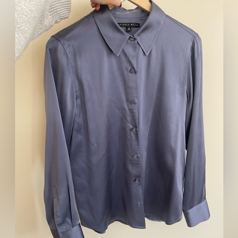 NWOT silk blouse sz M